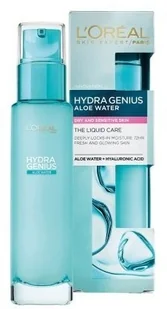 Loreal Paris Hydra Genius Aloe Water 70 ml Płynna pielęgnacja nawilżająca skóra sucha wrażliwa Pari - Pozostałe kosmetyki - miniaturka - grafika 3