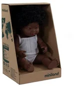 Lalki dla dziewczynek - Miniland Afrykanka DS 38 cm Lalka Dziewczynka Afrykanka DS Miniland Doll Miniland AFRYKANKA DS 38 - miniaturka - grafika 1