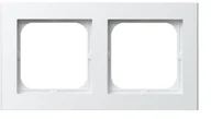Klawisze i ramki - Ospel Ramka podwójna Biały - R-2R/00 Sonata - miniaturka - grafika 1