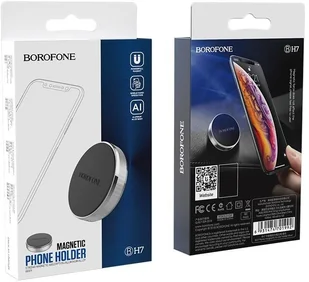 BOROFONE Borofone uchwyt samochodowy magnetyczny na kokpit aluminium czarny BFO-BH7-B - Uchwyty samochodowe do telefonów BOROFONE Borofone uchwyt samochodowy magnetyczny na kokpit aluminium czarny BFO-BH7-B - Uchwyty samochodowe do telefonów - miniaturka - grafika 4