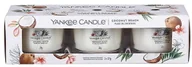 Świece - Yankee Candle Zestaw świec wotywnych w Coconut Beach 3 x 37 g - miniaturka - grafika 1