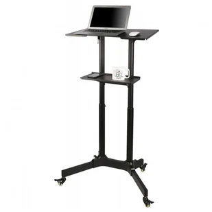 Techly Uniwersalne mobilne biurko stolik prezentacyjny czarny ICA-TB TPM-1BK - Części i akcesoria do laptopów - miniaturka - grafika 2