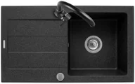 Zlewozmywaki z baterią - Pyramis SENAR 2 czarny - miniaturka - grafika 1