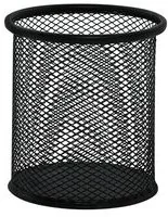 Q-CONNECT Pojemnik na długopisy Office Set, metalowy, czarny KF00864 - Przyborniki na biurko - miniaturka - grafika 2