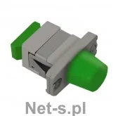 Qoltec Adapter światłowodowy hybrydowy FC/APC-SC/APC simplex SingleMode 54158 - Adaptery i przejściówki - miniaturka - grafika 3