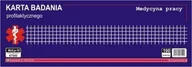 Druki akcydensowe - Firma krajewski Karta badań profilaktycznych / blok 100 kartek [Mz/Lp-10] Mz/Lp-10 - miniaturka - grafika 1
