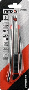 Yato NOŻYK Z OSTRZEM ŁAMANYM 9MM YT-75001 YT-75001 - Nożyce i noże - miniaturka - grafika 3
