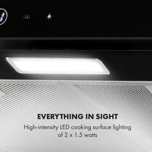 Klarstein Contempo Neo 60 Czarny - Okapy kuchenne - miniaturka - grafika 6