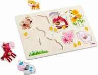 Puzzle - Haba Sales GmbH & Co.KG Greifpuzzle Oma Lenis Tiere 303183 - miniaturka - grafika 1