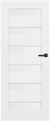 Drzwi wewnętrzne - Drzwi pełne Trame 60 lewe białe SWHF000116KF - miniaturka - grafika 1