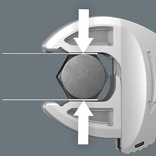 Wera Samonastawny klucz regulowany Joker XS, 117mm, rozstaw szczęk 7-10mm, 1/4-3/8, serii Joker 6004, [05020099001] 05020099001 - Klucze i nasadki - miniaturka - grafika 3
