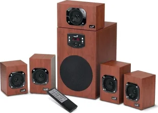 Genius SW HF 5.1 4600 v2 Brązowy, Drewno - Głośniki i kolumny - miniaturka - grafika 2