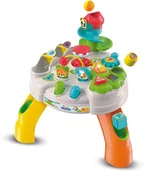 Zabawki interaktywne dla dzieci - Clementoni Baby Stolik do zabaw z klockami i zwierzątkami - miniaturka - grafika 1