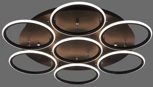 Altavola Design Ledowe Okręgi 7 czarna out 3k LA078/CE_7_out_3k_black - Lampy sufitowe - miniaturka - grafika 2