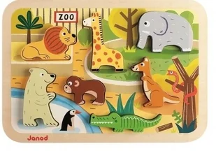 Janod 4507022 - Formen-Puzzle Zootiere - Puzzle - miniaturka - grafika 4