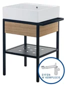 Umywalki - Deante Temisto 60x50 CDTD6U6S - miniaturka - grafika 1