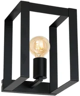 Lampy ścienne - Luminex Kinkiet Kartel 1 x 60 W E27 czarny 842 - miniaturka - grafika 1