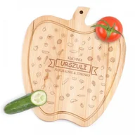 Deski do krojenia - Murrano Personalizowana Deska do Krojenia Naturalnie i Zdrowo DSK-JAB-007 - miniaturka - grafika 1