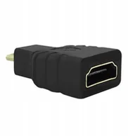 Adaptery i przejściówki - Przejściówka Hdmi A Żeńska Micro Hdmi D Męska - miniaturka - grafika 1