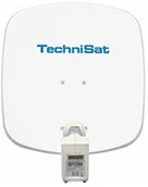 Anteny satelitarne - TechniSat 1745/3882 DigiDish 45 SAT-druku offsetowego lustro z uchwytem ściennym i Twin LNB inkl. AN-Rohr-Fitting Biały 1745/3882 - miniaturka - grafika 1