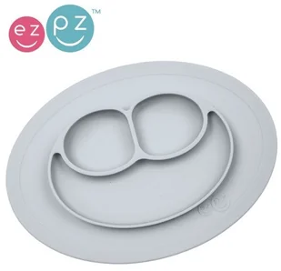 EZPZ EZPZ Talerzyk 2w1 Mini Mat EUMMP003 - Miseczki i talerzyki dla dzieci - miniaturka - grafika 2