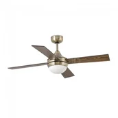 Wentylatory sufitowe - FARO Barcelona Mini Icaria wentylator sufitowy Mosiądz 33695 - miniaturka - grafika 1