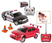 Zabawki zdalnie sterowane - HAPPY PEOPLE AKCJA POLICYJNA ZDALNIE STEROWANY ZESTAW DRIFTUJĄCYCH POJAZDÓW RC 38011 - miniaturka - grafika 1