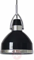 Lampy sufitowe - Näve Industrialna lampa wisząca Britta, czarna - miniaturka - grafika 1