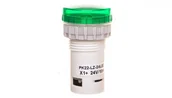 Inne akcesoria elektryczne - Spamel Lampka kompaktowa zielona PK22-LZ-24-LED ACDC PK22-LZ-24-LED\AC/DC - miniaturka - grafika 1