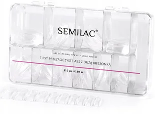 Semilac Semilac TIPSY CLEAR + KLEJ zestaw do przedłużania 5902751416510 - Sztuczne paznokcie i akcesoria Semilac Semilac TIPSY CLEAR + KLEJ zestaw do przedłużania 5902751416510 - Sztuczne paznokcie i akcesoria - miniaturka - grafika 2