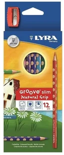Lyra Kredki Groove slim 12 sztuk + temperówka Fila - Kredki, ołówki, pastele i pisaki - miniaturka - grafika 3
