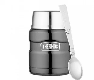 Thermos Termos na posiłek KING 470 ml ze składaną łyżką (miedziany) King - Termosy - miniaturka - grafika 2