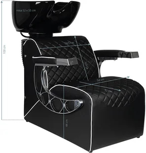 Gabbiano ACTIVESHOP Myjnia Barberska Simone Czarna 10003_132168 - Myjki fryzjerskie - miniaturka - grafika 8