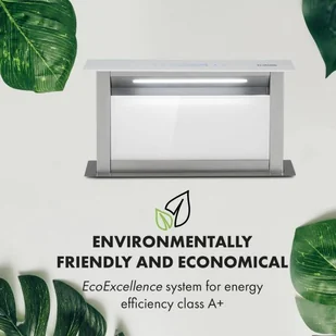 Klarstein Royal Flush Eco 60 Biały (CGCH3-RoyFlush-60WH) - Okapy kuchenne - miniaturka - grafika 6