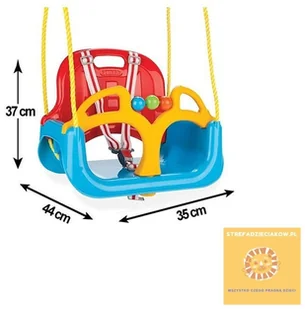 Woopie ! WOOPIE Huśtawka Swing 3w1 Niebieska 28606 - Place zabaw - miniaturka - grafika 2
