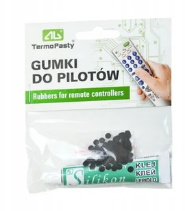 Gumki Przewodzące Do Pilota Pilotów 100szt + Klej - Piloty - miniaturka - grafika 3