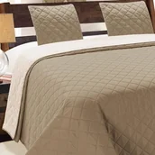 Narzuty - Euromat Dwustronna Narzuta Vigo II Cappuccino Ecru 10 220x240+2x40x40 12976 - miniaturka - grafika 1