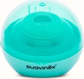 Podgrzewacze butelek i sterylizatory - Suavinex Sterylizator UV Duccio do smoczków uspokajaczy kolor zielony Wanderlust - miniaturka - grafika 1