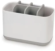 Kubki na szczoteczki do zębów - Joseph Joseph Joseph Joseph EasyStore Pojemnik na szczoteczki do zębów duży biały/szary 70510 - miniaturka - grafika 1