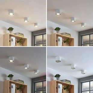 Lampenwelt com Spot sufitowy LED Mabel, okrągły, biały - Lampy sufitowe - miniaturka - grafika 2