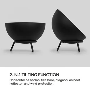 Blumfeldt Blumfeldt Fireball, przechylna misa paleniskowa, do ogrodu lub na taras, średnica 60 cm GDW27-Fireball - Paleniska ogrodowe Blumfeldt Blumfeldt Fireball, przechylna misa paleniskowa, do ogrodu lub na taras, średnica 60 cm GDW27-Fireball - Paleniska ogrodowe - miniaturka - grafika 3