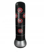 Worki treningowe - Dmuchany Worek Bokserski Treningowy Stojący+pompka - miniaturka - grafika 1