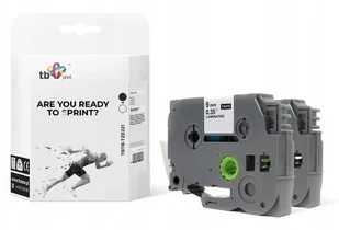 Brother tb print TB Print Taśma TBTB-TZE221 Czarny na Białym 9x8mm 2 szt TBTB-TZE221 - Dodatki do drukarek i skanerów - miniaturka - grafika 3