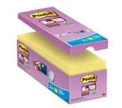 Etykiety samoprzylepne i bloki etykiet - Post-It 3M Bloczki samoprzylepne Super Sticky (654-P16SSCY-EU), 76x76mm, 16x90 kart., żółte, 2 bloczki GRATIS 3M-70005198323 - miniaturka - grafika 1