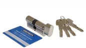 Zamki i wkładki - Gerda Wkładka EVO 30g/30 nikiel satyna z gałką 4 klucze atestowana klasa 5.1 B - miniaturka - grafika 1