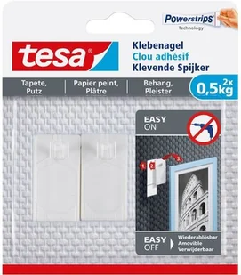Tesa Gwoździe samoprzylepne Tesa do tapet 0,5kg/2szt. 77772-00002-00 - Wieszaki i stojaki - miniaturka - grafika 3