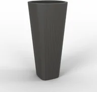 Donice - LAMELA doniczka MUZA 39x39 cm wysoka wys 81 cm antracytowa - miniaturka - grafika 1