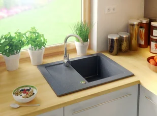 Primagran Ryga grafit - Zlewozmywaki - miniaturka - grafika 6