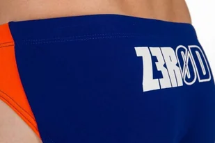 Zerod Kąpielówki BRIEFS Dark Blue Atoll/Orange - Kąpielówki męskie - miniaturka - grafika 3