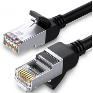 UGREEN Kabel sieciowy z metalowymi wtyczkami, Ethernet RJ45, Cat.6, UTP, 0,5m (czarny) - Kable USB - miniaturka - grafika 2